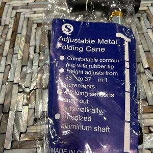 New metal adjustabletable cane